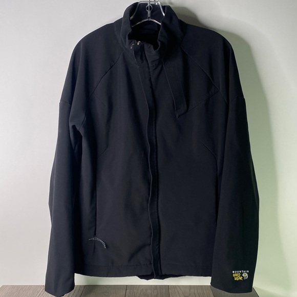 Mountain Hardwear Black Soft Shell Jacket Women’s Size Large - Picture 1 of 10